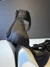 Bebe 100% Satin Black Heels Size 7 - photo 4