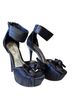 Bebe 100% Satin Black Heels Size 7 - photo 1