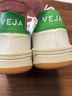 VEJA White Pink Green Sneakers Size 7 - photo 6