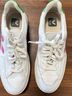 VEJA White Pink Green Sneakers Size 7 - photo 3