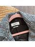 Isabel Marant Plaid Gray Blue Blazer Size 4 - photo 3