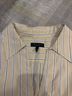 Rag & Bone Stripes Tan White Black Sleeveless Button-Down Shirt Size L - photo 3