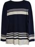 Charter Club Stripes Blue White Pullover Sweater Size XL - photo 4