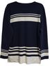 Charter Club Stripes Blue White Pullover Sweater Size XL - photo 2