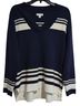 Charter Club Stripes Blue White Pullover Sweater Size XL - photo 3