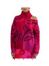 FARM Rio Floral Pink Red Pullover Sweater Size L - photo 1
