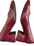 Vionic 100% Patent Leather Burgundy Heels Size 9 1/2 - photo 3