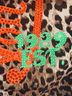 Von Dutch Animal Print Multi Color Bodysuit Size S - photo 8