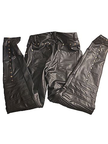 Title Unknown Faux Leather Pants (view 2)