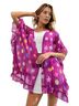 Easel Graphic Pink Purple Kimono Size L - photo 2