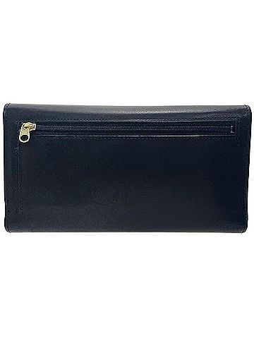 Coach Coach Old Clutch Leather Black 4894 Tri-fold Long Wallet (view 2)
