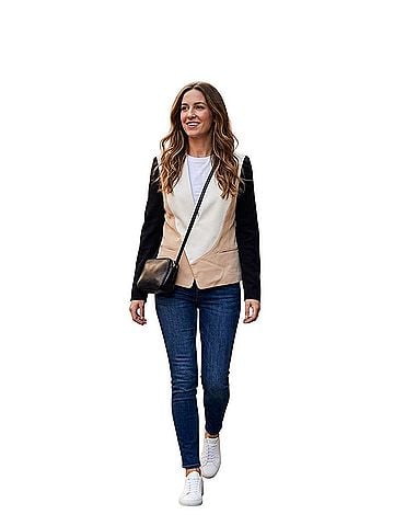Diane von Furstenberg Colorblock Feriha Blazer (view 1)