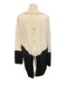 Soho White Black Long Sleeve Top Size XL - photo 2