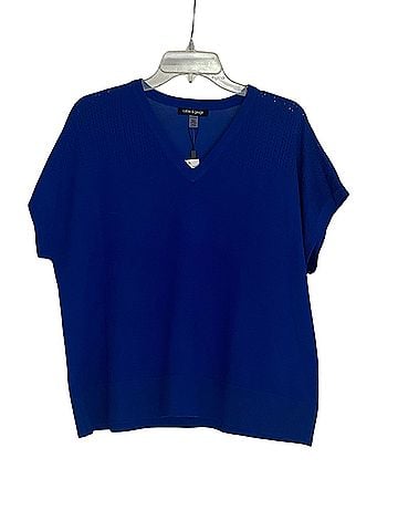 Cable & Gauge Short Sleeve Blouse (view 1)