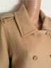 Diane von Furstenberg Solid Tan Brown Coat Size 12 - photo 7