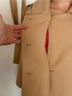 Diane von Furstenberg Solid Tan Brown Coat Size 12 - photo 8