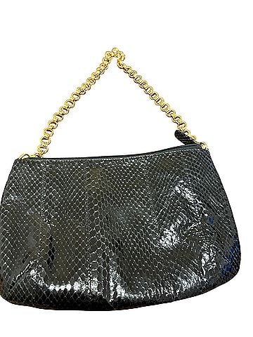 Bloomingdale's Leather Clutch (view 2)
