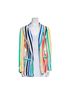 Alice + Olivia Stripes Multi Color Blazer Size S - photo 1