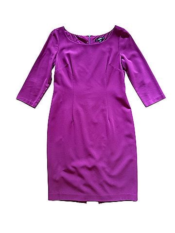 Black Halo Fitted Boatneck Midi Dress Cocktail Dress (view 1)