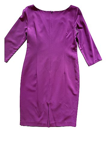 Black Halo Fitted Boatneck Midi Dress Cocktail Dress (view 2)