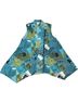 Feratelli 100% Polyester Print Multi Color Sleeveless Top Size M - photo 4