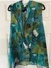 Feratelli 100% Polyester Print Multi Color Sleeveless Top Size M - photo 7