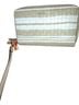 Coach 100% Leather Plaid Tan White Leather Wristlet One size - photo 1