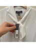 The Limited 100% Polyester 100% Polyester White Long Sleeve Blouse Size M - photo 6