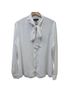 The Limited 100% Polyester 100% Polyester White Long Sleeve Blouse Size M - photo 1