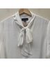 The Limited 100% Polyester 100% Polyester White Long Sleeve Blouse Size M - photo 3