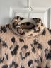 Kate Spade New York Animal Print Tan Black Pullover Sweater Size S - photo 5
