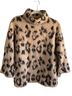 Kate Spade New York Animal Print Tan Black Pullover Sweater Size S - photo 1