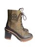 Tory Burch Plaid Multi Color Boots Size 9 1/2 - photo 1