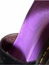 Dr. Martens 100% Velvet Black Purple Sandals Size 8 - photo 4