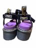 Dr. Martens 100% Velvet Black Purple Sandals Size 8 - photo 5