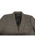 Tahari Plaid Gray Red Blazer Size 18 - photo 4