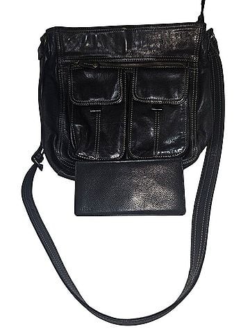 Fossil Leather Crossbody Bag (view 1)