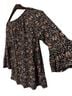 MICHAEL Michael Kors Floral Multi Color Short Sleeve Blouse Size S - photo 4