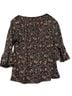 MICHAEL Michael Kors Floral Multi Color Short Sleeve Blouse Size S - photo 7