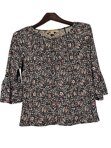 MICHAEL Michael Kors Short Sleeve Blouse (view 2)