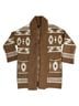 Tahari Aztec Or Tribal Print Brown Ivory Cardigan Size S - photo 4
