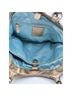 Coach 100% Fabric Print Tan Burgundy Ivory Satchel One size - photo 6