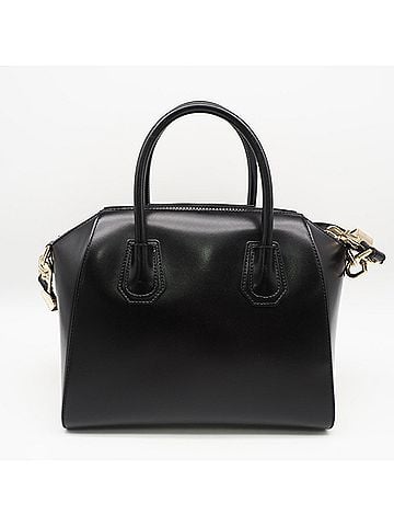 Givenchy GIVENCHY Antigona Small Box Leather BB5149B1R0-001 Handbag with Strap, Black Calf Leather, Women's (view 2)