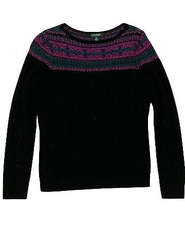 Lauren by Ralph Lauren Fair Isle Sweater Pullover Sweater (view 1)