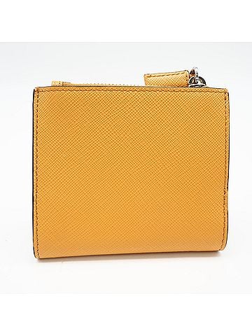 Prada PRADA Saffiano Triangle Wallet Amber 2ML049 Bi-fold Orange Women's (view 2)