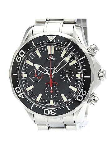 Omega OMEGA Seamaster Americas Cup Racing Chronograph Watch 2569.50 Polished (view 1)