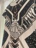Express Graphic Aztec Or Tribal Print Black White Gold Cocktail Dress Size M - photo 4