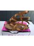 Sugar 100% Leather Tan Sandals Size 7 - photo 3