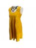 Grace Elements 100% Silk Yellow Casual Dress Size 10 - photo 7