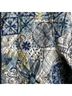 BonWorth 100% Cotton Floral Paisley Blue Yellow Jacket Size L - photo 6